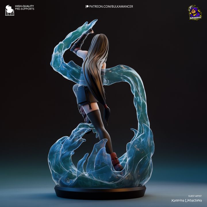 Tifa Lockhart Resin Fan Art - MTO (Bulka)