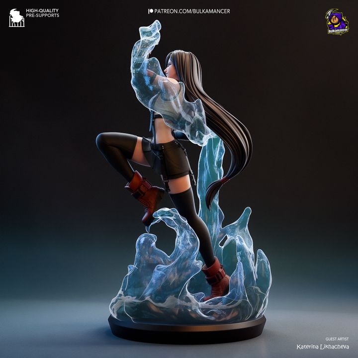 Tifa Lockhart Resin Fan Art - MTO (Bulka)