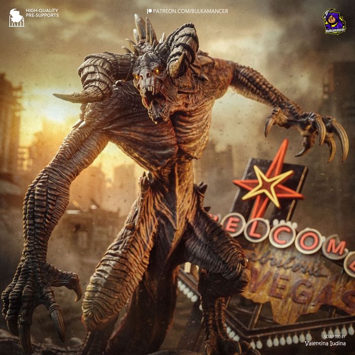 Deathclaw Resin Fan Art MTO (Design by Bulkamancer)