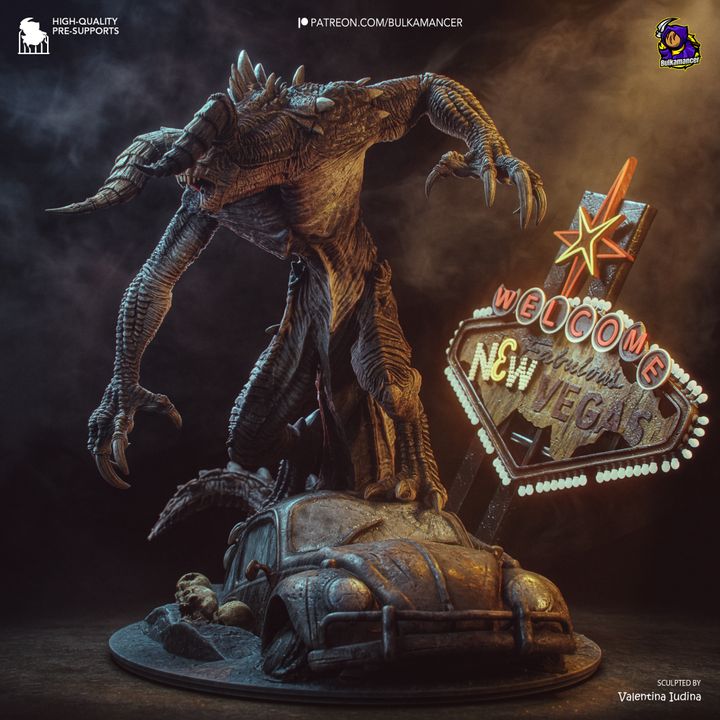 Deathclaw Resin Fan Art MTO (Design by Bulkamancer)