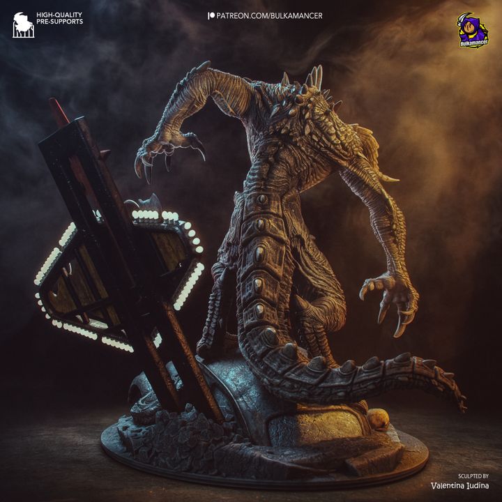 Deathclaw Resin Fan Art MTO (Design by Bulkamancer)