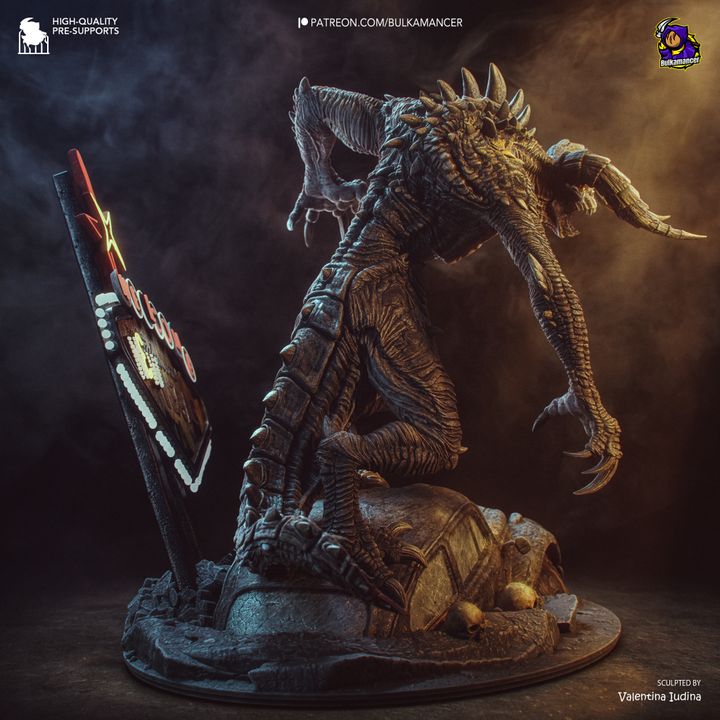 Deathclaw Resin Fan Art MTO (Design by Bulkamancer)