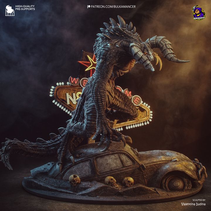 Deathclaw Resin Fan Art MTO (Design by Bulkamancer)