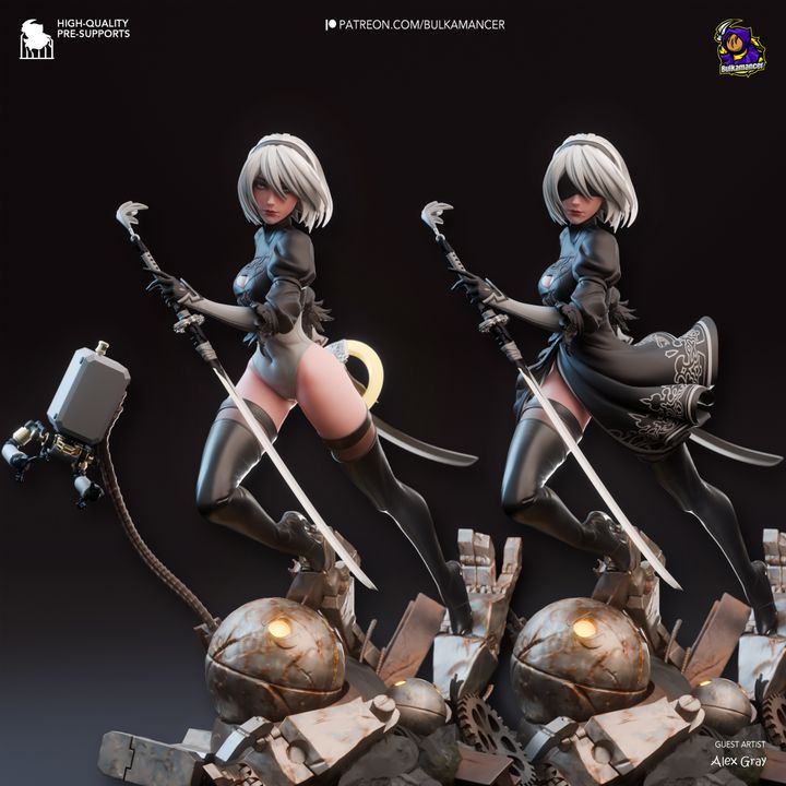 2B Resin Fan Art - MTO (Design by Bulkamancer)