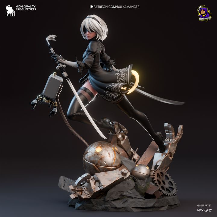 2B Resin Fan Art - MTO (Design by Bulkamancer)