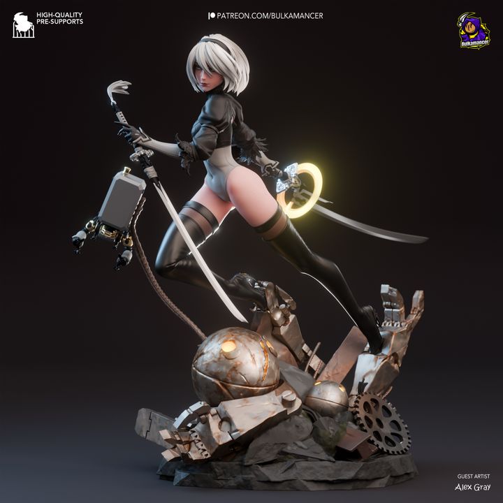 2B Resin Fan Art - MTO (Design by Bulkamancer)