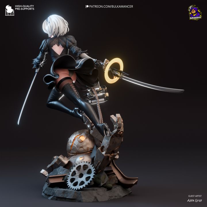 2B Resin Fan Art - MTO (Design by Bulkamancer)