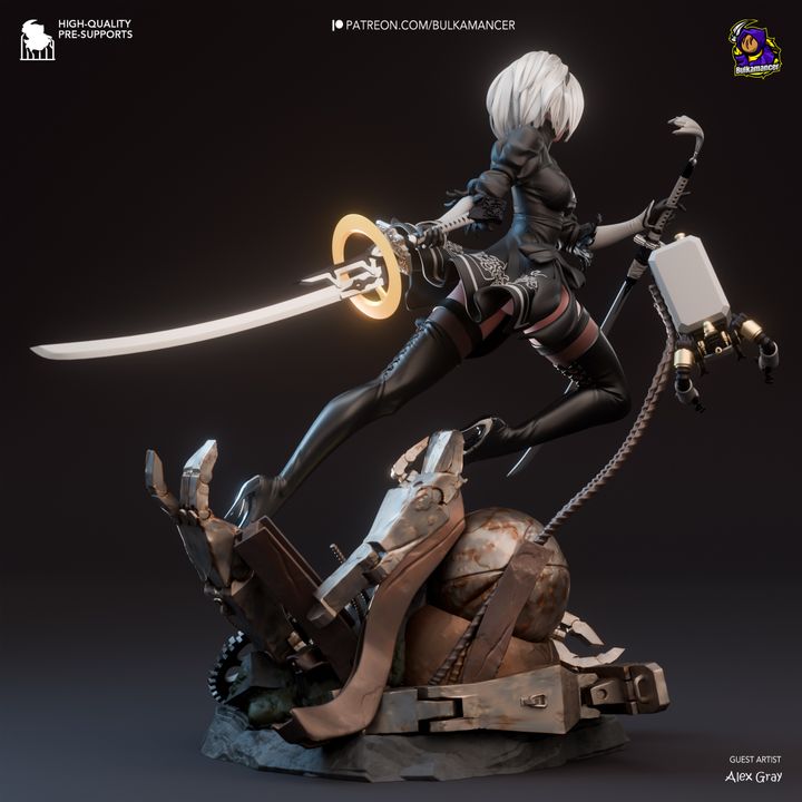 2B Resin Fan Art - MTO (Design by Bulkamancer)