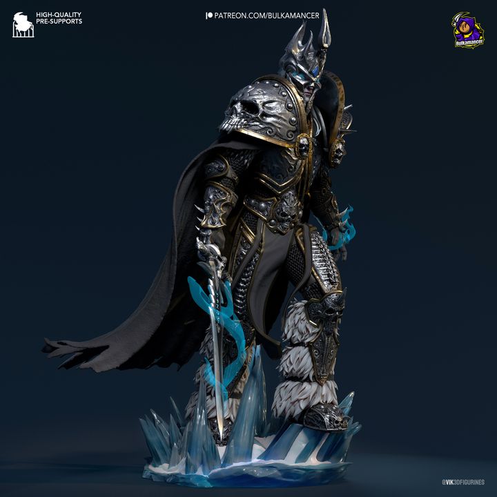 Arthas WoW Resin Fan Art - MTO (Design by Bulkamancer)