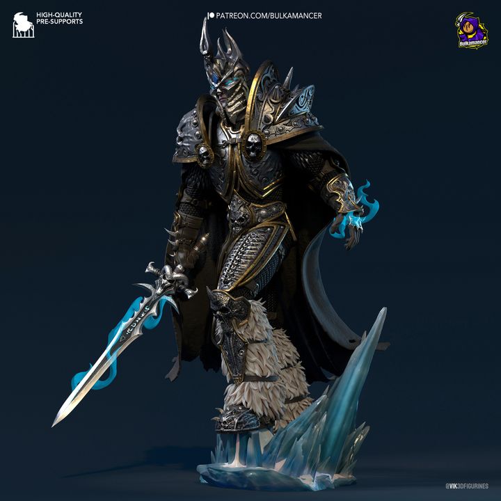 Arthas WoW Resin Fan Art - MTO (Design by Bulkamancer)