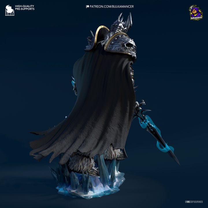 Arthas WoW Resin Fan Art - MTO (Design by Bulkamancer)
