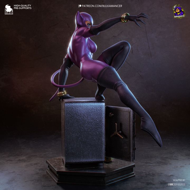 Catwoman Resin Fan Art MTO (Design by Bulkamancer)