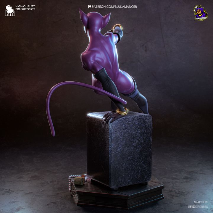 Catwoman Resin Fan Art MTO (Design by Bulkamancer)