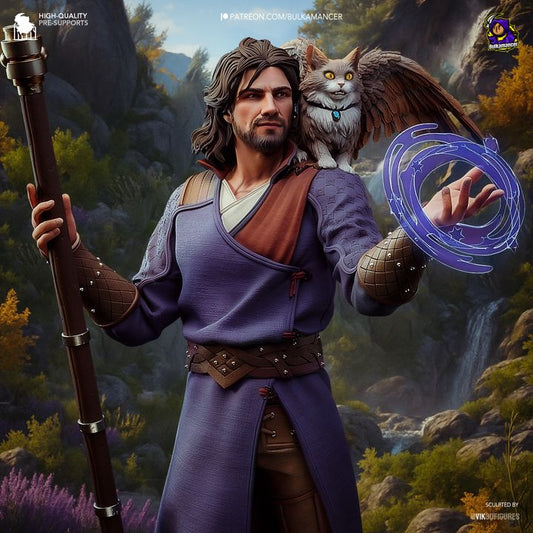 Gale - Baldur's Gate 3 - Resin Fan Art - MTO (Design by Bulkamancer)