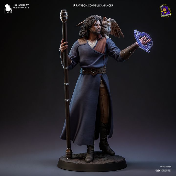 Gale - Baldur's Gate 3 - Resin Fan Art - MTO (Design by Bulkamancer)