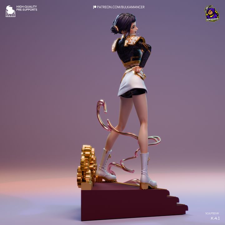 Zoey KPOP Demon Hunter Resin Fan Art MTO (Design by Bulkamancer)