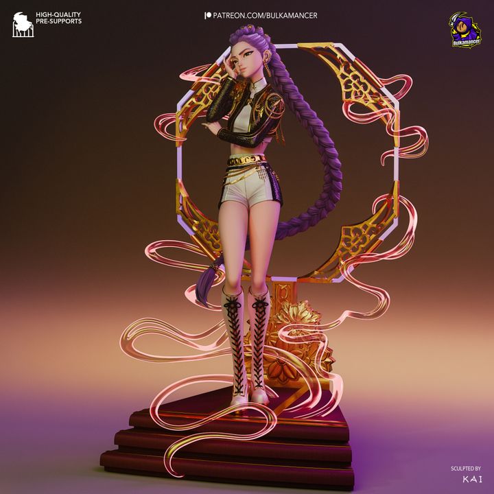 Rumi KPOP Demon Hunter Resin Fan Art MTO (Design by Bulkamancer)