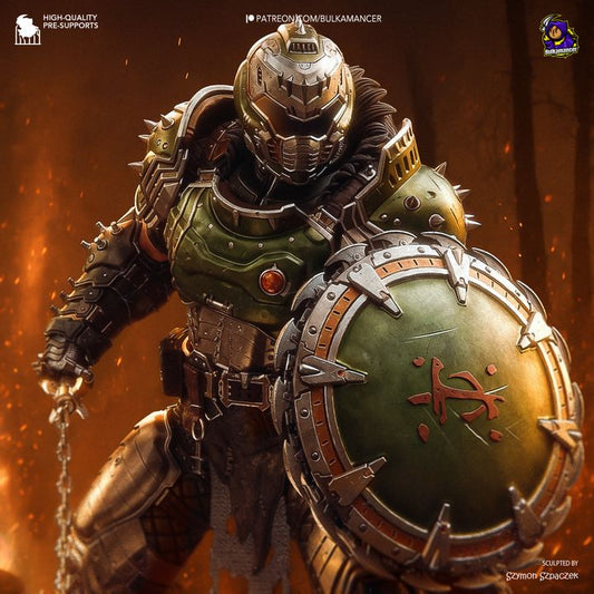 Doom Slayer Resin Fan Art - MTO (Design by Bulkamancer)