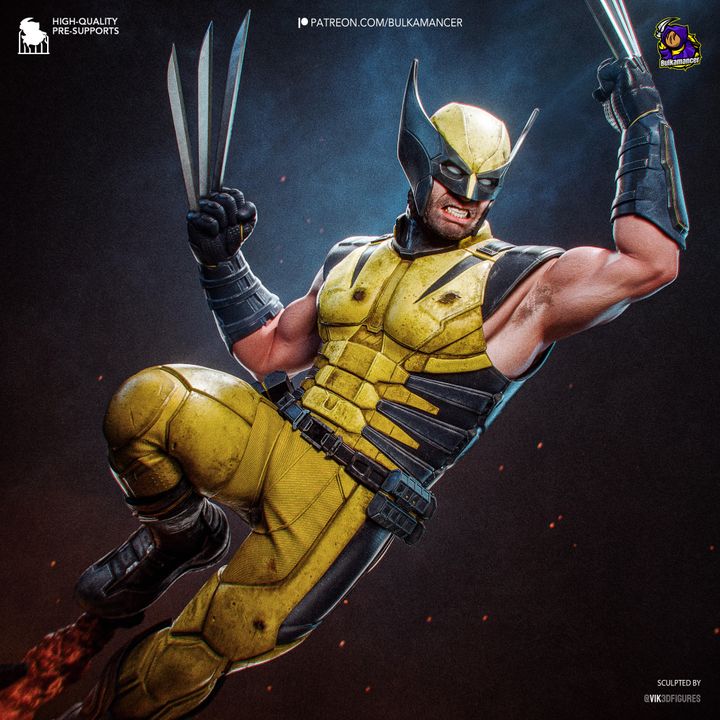 Wolverine Resin Art (Design by Bulkamancer)