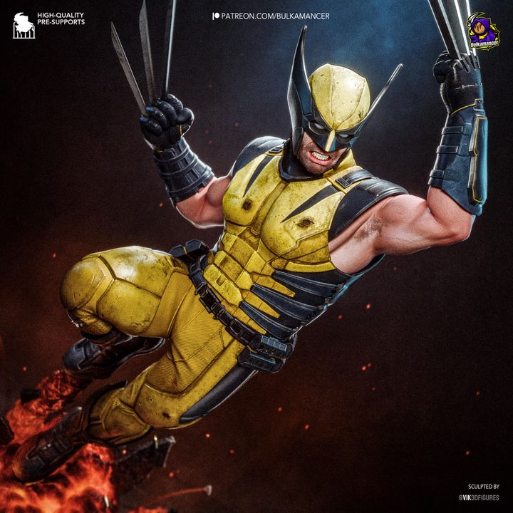 Wolverine Resin Art (Design by Bulkamancer)