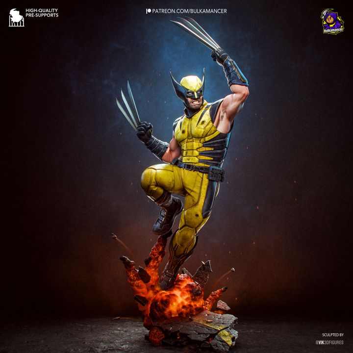 Wolverine Resin Art (Design by Bulkamancer)