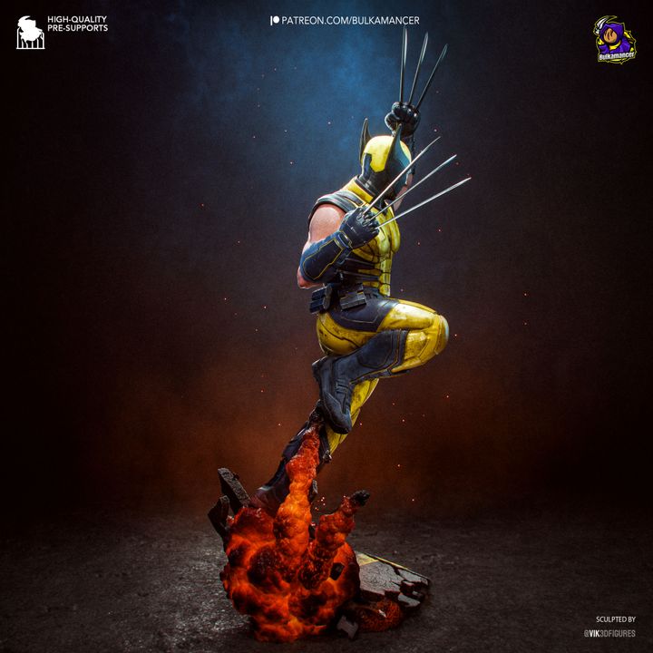 Wolverine Resin Art (Design by Bulkamancer)
