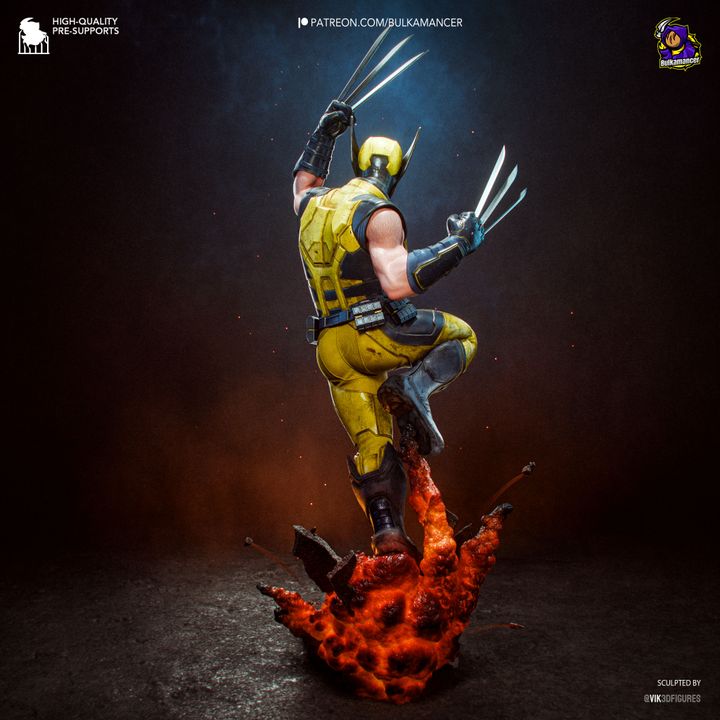 Wolverine Resin Art (Design by Bulkamancer)