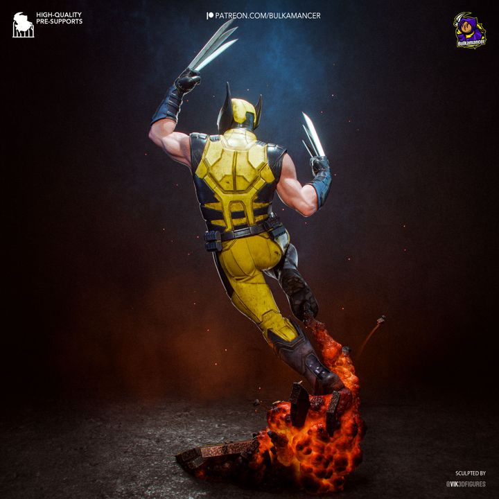 Wolverine Resin Art (Design by Bulkamancer)