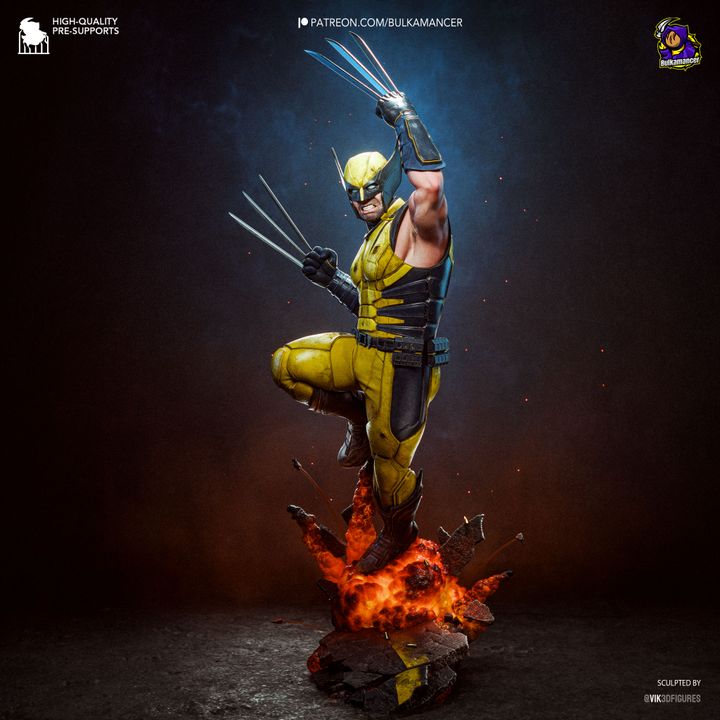 Wolverine Resin Art (Design by Bulkamancer)