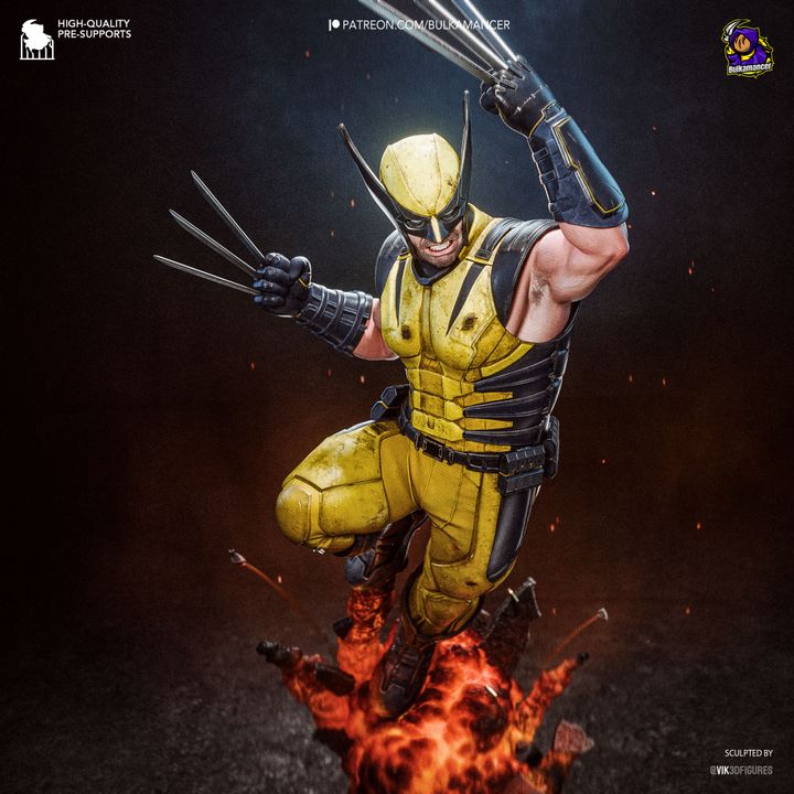 Wolverine Resin Art (Design by Bulkamancer)