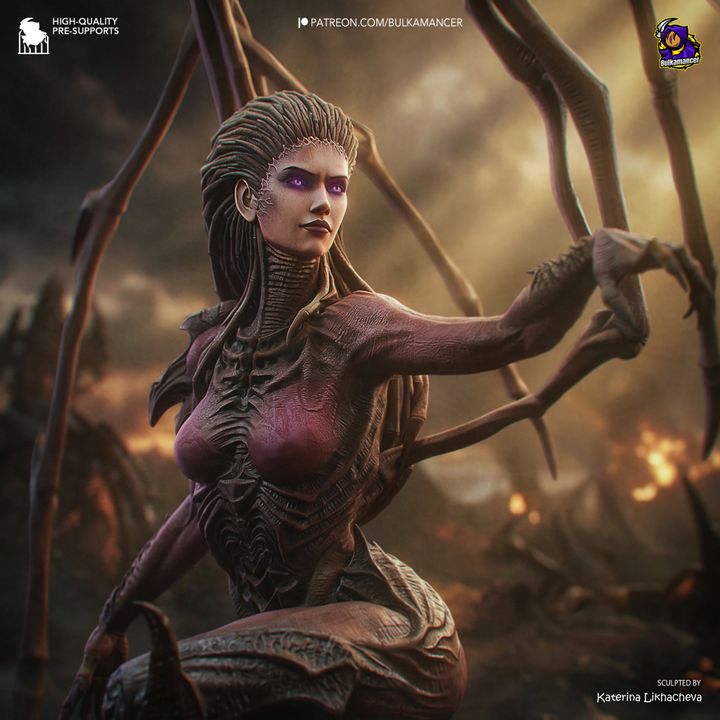 Kerrigan Resin Fan Art MTO (Design by Bulkamancer)