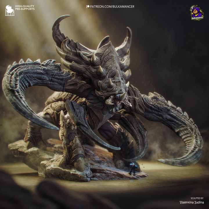 Ultralisk Resin Art (Design by Bulkamancer)