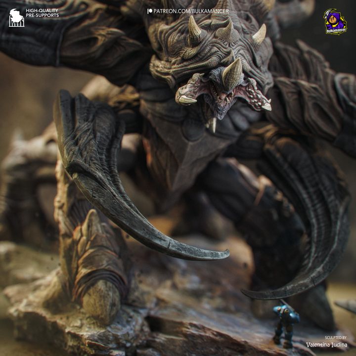 Ultralisk Resin Art (Design by Bulkamancer)