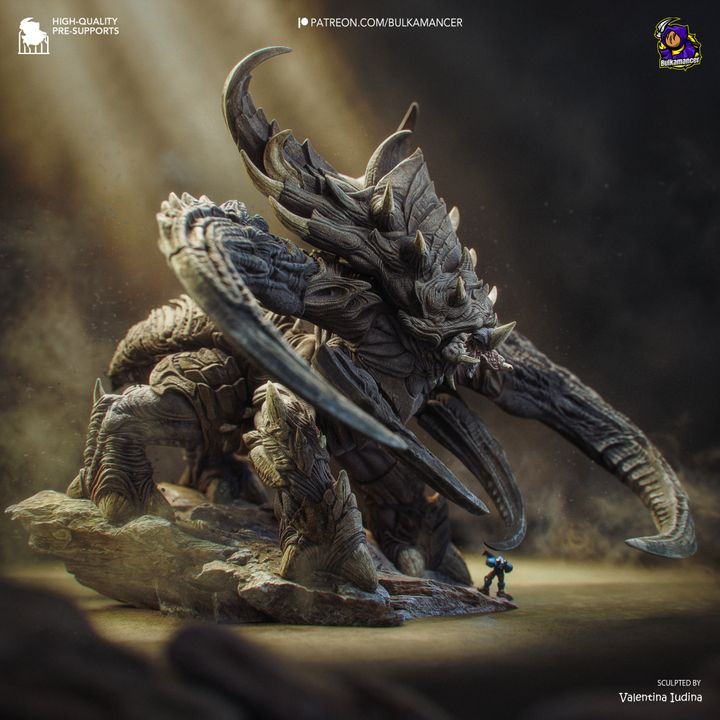 Ultralisk Resin Art (Design by Bulkamancer)