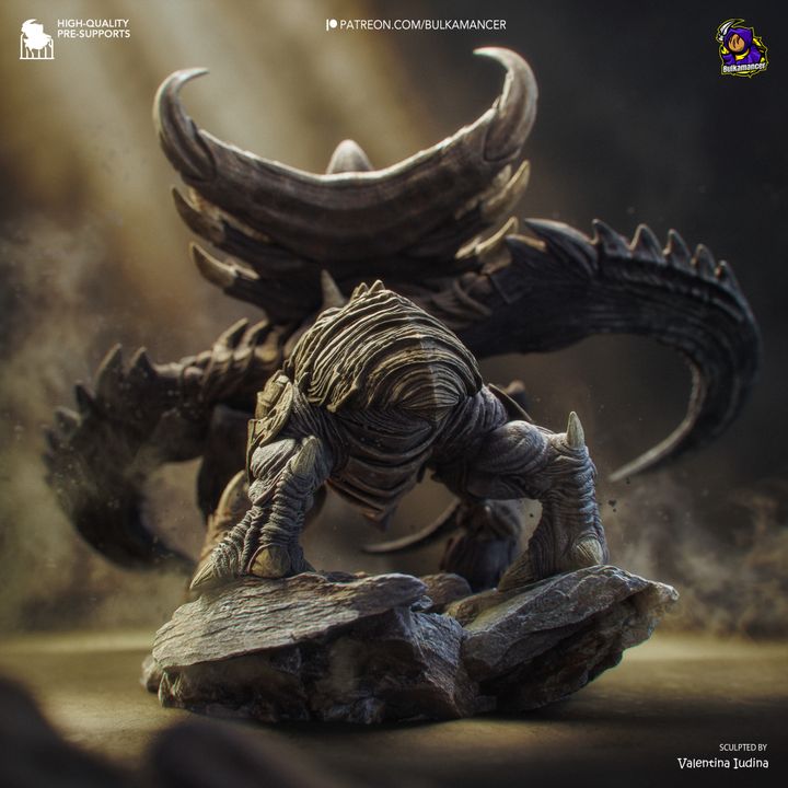 Ultralisk Resin Art (Design by Bulkamancer)