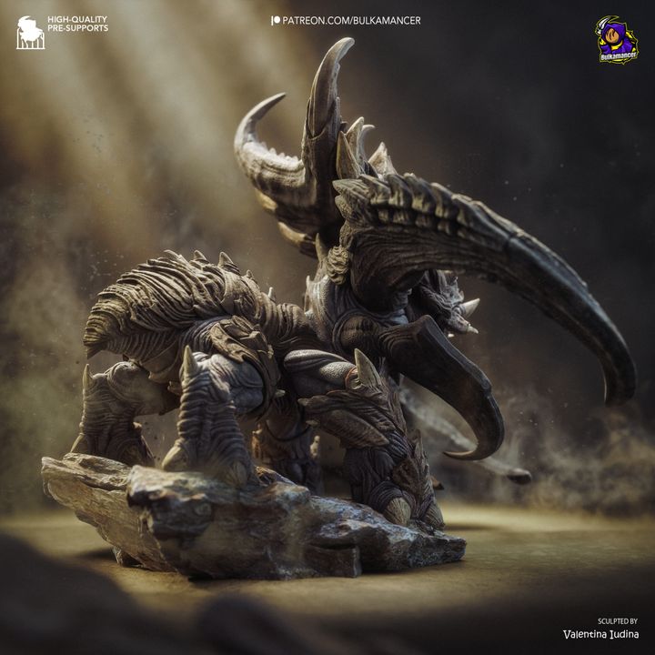Ultralisk Resin Art (Design by Bulkamancer)