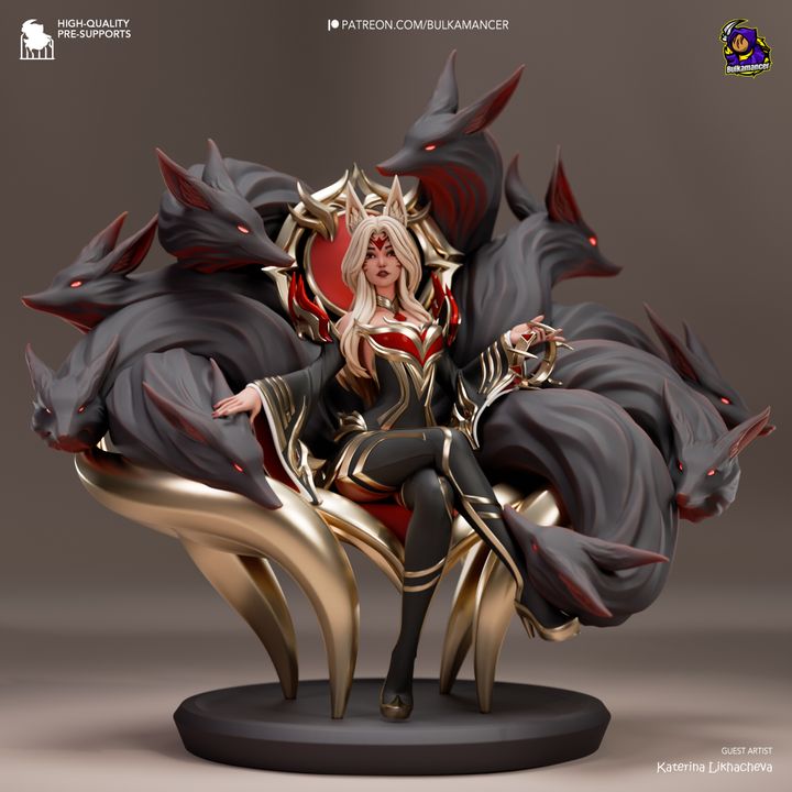Kitsune Resin Fan Art - MTO (Design by Bulkamancer)