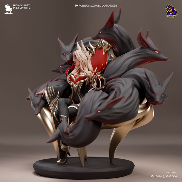 Kitsune Resin Fan Art - MTO (Design by Bulkamancer)
