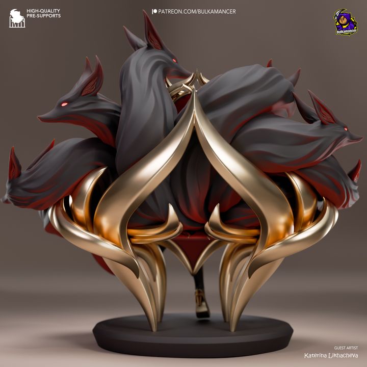 Kitsune Resin Fan Art - MTO (Design by Bulkamancer)
