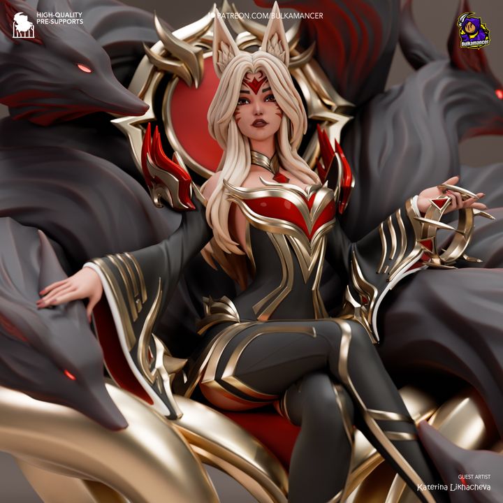 Kitsune Resin Fan Art - MTO (Design by Bulkamancer)
