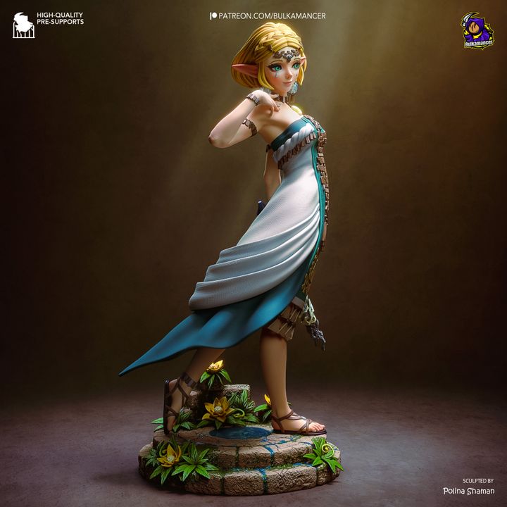 Zelda Resin Art (Design by Bulkamancer)