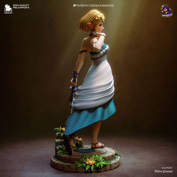 Zelda Resin Art (Design by Bulkamancer)