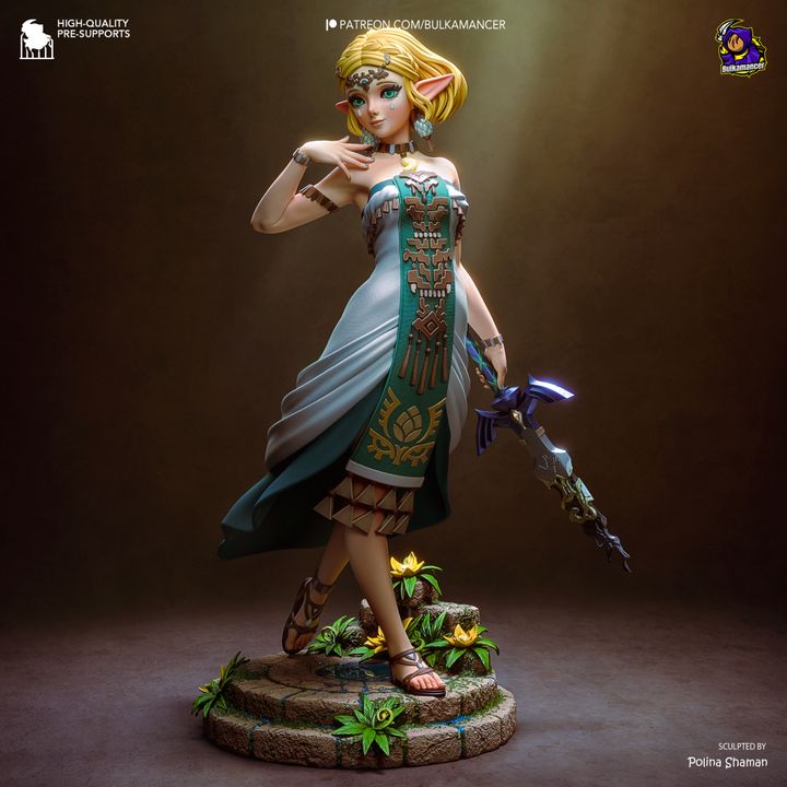 Zelda Resin Art (Design by Bulkamancer)