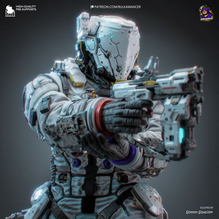 Lunar Engineer Resin Art (Design by Bulkamancer)