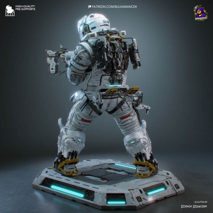 Lunar Engineer Resin Art (Design by Bulkamancer)