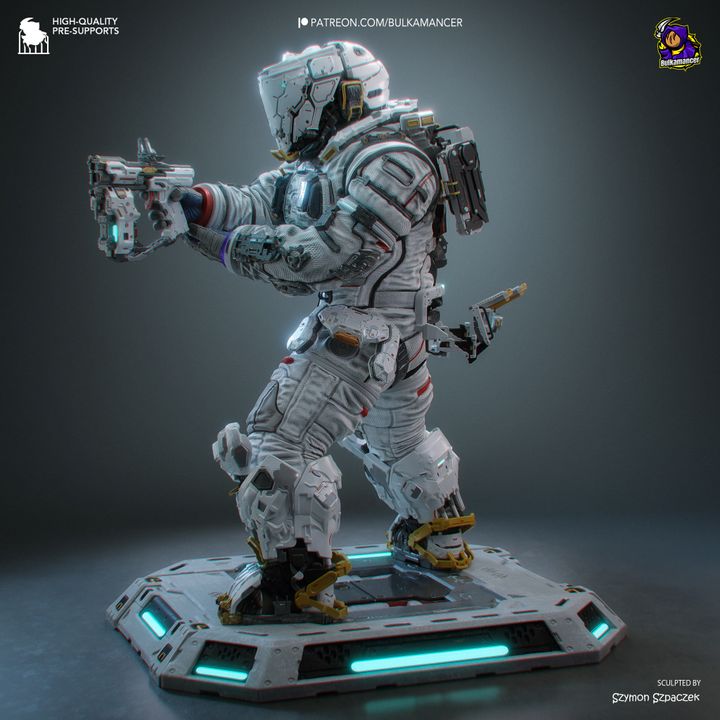 Lunar Engineer Resin Art (Design by Bulkamancer)