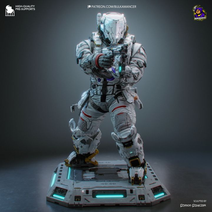 Lunar Engineer Resin Art (Design by Bulkamancer)