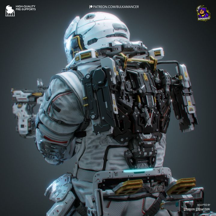 Lunar Engineer Resin Art (Design by Bulkamancer)