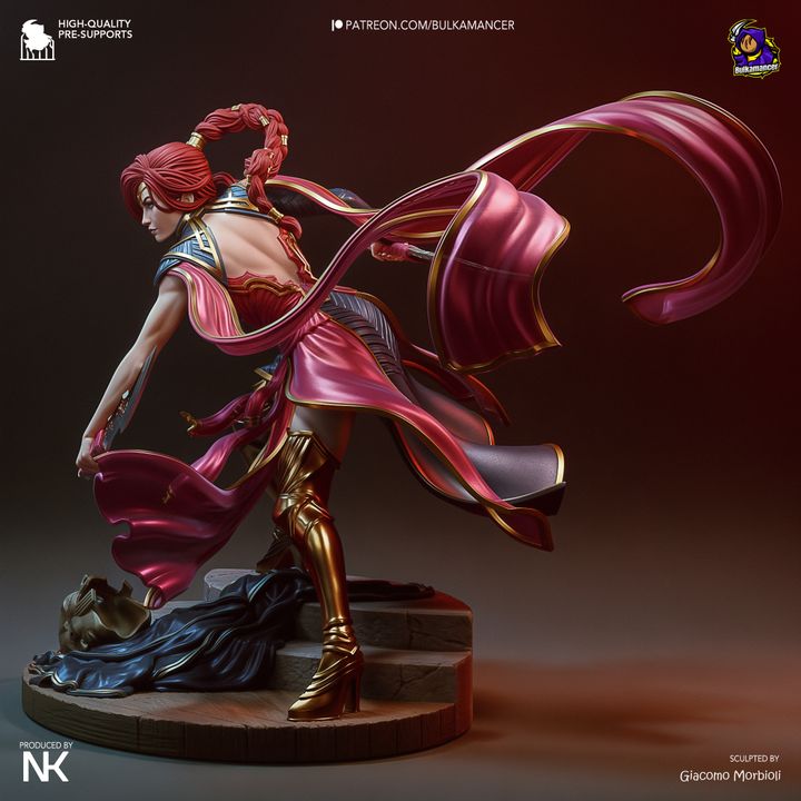 Katarina League of Legends Resin Fan Art - MTO (Design by Bulkamancer)