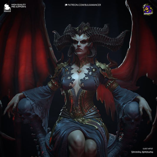 Diablo Lilith Resin Fan Art - MTO (Design by Bulkamancer)